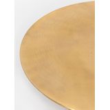 Sissy-Boy - Taartplateau - Goudkleurig - Aluminium - 22,5x14,5 cm
