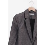 Sissy-Boy - Cropped Blazer - Gouden Metallic - 86% Polyester, 9% Viscose, 5% Metallic Garen