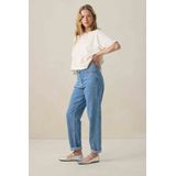 Sissy-Boy - Belem - Girlfriend Jeans - Blauw - High Waist - Tapered Fit
