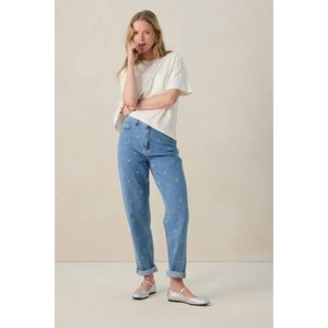 Sissy-Boy - Belem - Girlfriend Jeans - Blauw - High Waist - Tapered Fit