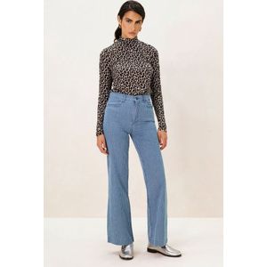 Sissy-Boy - Betim gestreepte high waist wide leg jeans