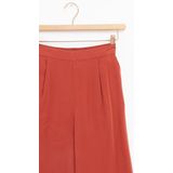 Sissy-Boy - Donkerrode wide leg pantalon