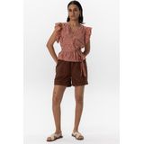 Sissy-Boy - High Waist Poplin Shorts - Bruin