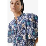 Sissy-Boy - A-lijn Blouse - Blauw - Met Print