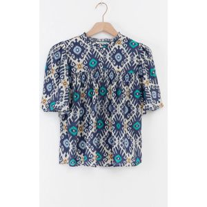 Sissy-Boy - A-lijn Blouse - Blauw - Met Print