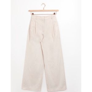 Sissy-Boy - Off-white wide leg linnen pantalon