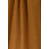 Sissy-Boy - Midi Jurk - Goudbruin - Wijde Fit - Katoen