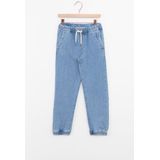 Sissy-Boy - Lichtblauwe denim pull on broek met aantrekkoorden