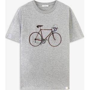 Sissy-Boy - Grijs melange T-shirt met fiets