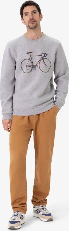 Sissy-Boy - Grijze sweater met fiets