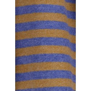 Sissy-Boy - Bruin met blauw gestreepte sweater