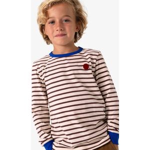 Sissy-Boy - Beige met bruin gestreepte longsleeve