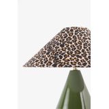 Sissy-Boy - Tafellamp - Groen - Leopard Print - Keramiek - 38x38 cm