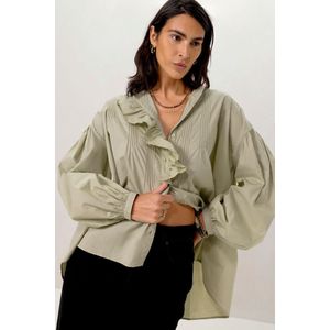 Sissy-Boy - Blouse - Lichtgroen - 100% Katoen - Oversized