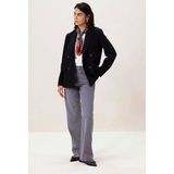 Zwarte double breasted blazer