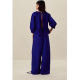 Sissy-Boy - Donkerblauwe Top - Ruffle