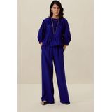 Sissy-Boy - Donkerblauwe Top - Ruffle