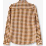 Sissy-Boy - Donkergeel - Overhemd - Geruit - Lange Mouwen