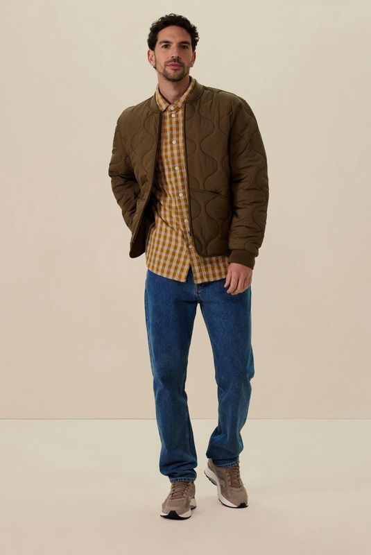 Sissy-Boy - Donkergroene - Quilted Jas