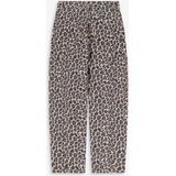 Sissy-Boy - Bruine balloon leg jeans met leopard print