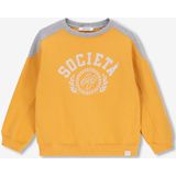 Sissy-Boy - Colourblock Sweater - Geel - Artwork