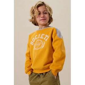 Sissy-Boy - Colourblock Sweater - Geel - Artwork