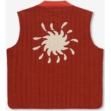 Sissy-Boy - Rood quilted gilet met embroidery