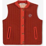 Sissy-Boy - Rood quilted gilet met embroidery