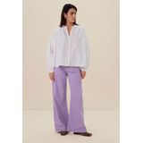 Sissy-Boy - Blouse - Paars - Oversized - Lange Mouwen - Katoen