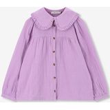 Sissy-Boy - Blouse - Lichtpaars - Katoen - Lange Mouwen