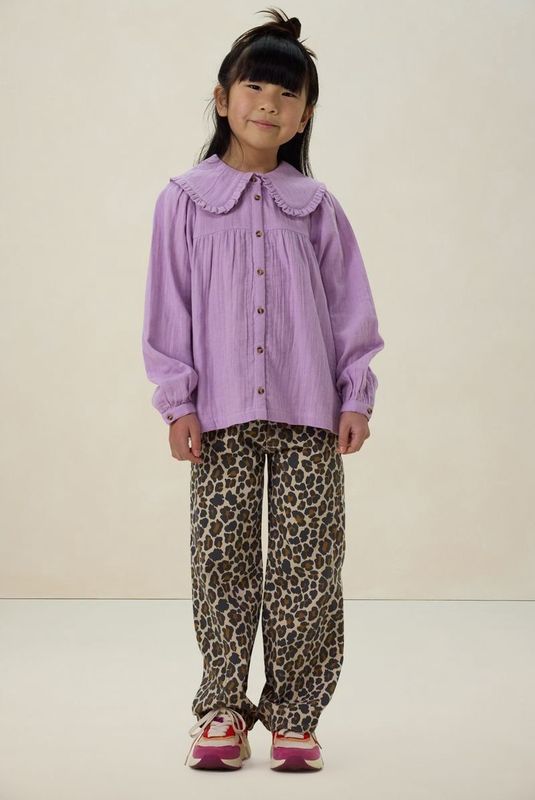 Sissy-Boy - Blouse - Lichtpaars - Katoen - Lange Mouwen