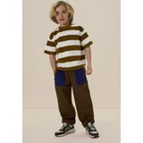 Sissy-Boy - Donkergroene twill cargo broek
