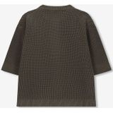 Sissy-Boy - Gebreide Trui - Donkergroen - Katoen/Acryl