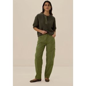 Sissy-Boy - Gebreide Trui - Donkergroen - Katoen/Acryl