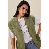 Sissy-Boy - Gilet - Groen - Opgestikte Zakken