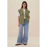 Sissy-Boy - Gilet - Groen - Opgestikte Zakken