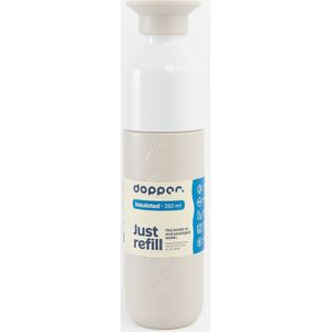 Dopper - Steel - Drinkfles - Beige - 350 ml