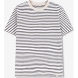 Sissy-Boy - Wit T-shirt met donkerblauwe strepen