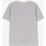 Sissy-Boy - Wit T-shirt met donkerblauwe strepen