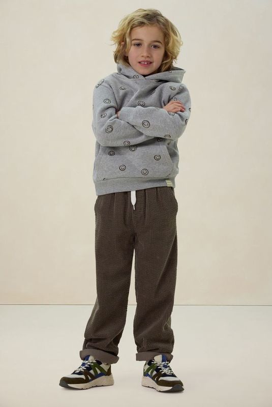 Sissy-Boy - Hoodie - Grijs - Smiley Print