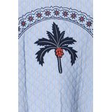 Sissy-Boy - Bomberjack - Lichtblauw - 100% Katoen - Palmboom Artwork