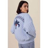 Sissy-Boy - Bomberjack - Lichtblauw - 100% Katoen - Palmboom Artwork