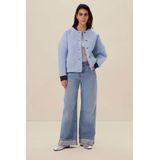 Sissy-Boy - Bomberjack - Lichtblauw - 100% Katoen - Palmboom Artwork