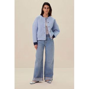 Sissy-Boy - Bomberjack - Lichtblauw - 100% Katoen - Palmboom Artwork