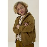 Sissy-Boy - Oversized Vest - Donkergroen - Met Capuchon en Rits