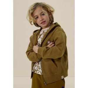 Sissy-Boy - Oversized Vest - Donkergroen - Met Capuchon en Rits