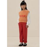 Sissy-Boy - Wide Leg Pull On Broek - Lichtrood - Jeans