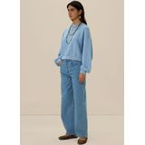 Sissy-Boy - High Waist Curved Leg - Jeans - Blauw - 5-pocket model