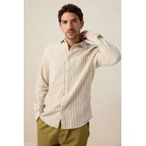 Sissy-Boy - Lichtgroen Gestreept Overhemd - Lange Mouwen - Rechte Fit