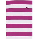 Sissy-Boy - T-shirt - Paars met Wit Gestreept - Korte Mouwen - Ronde Hals